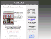 Tablet Screenshot of gerrardsauctionrooms.com